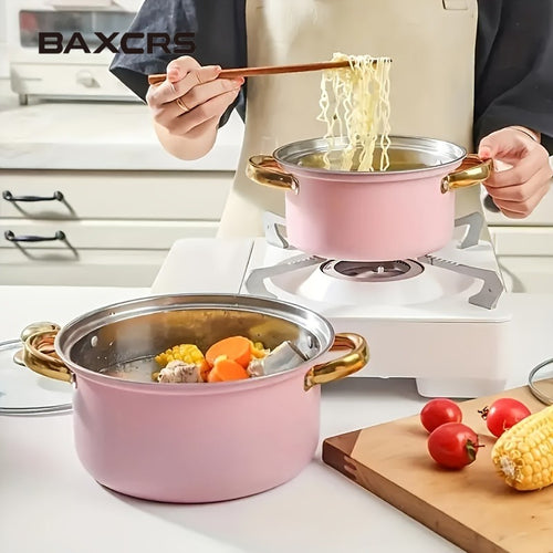BAXCRS 6pcs Stainless Steel Cookware Set