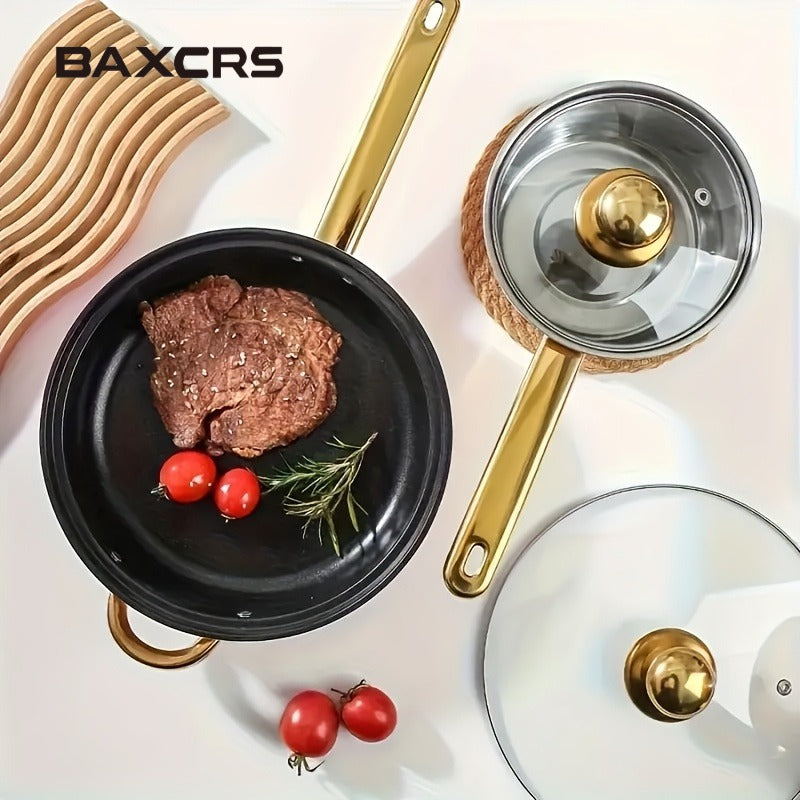 BAXCRS 6pcs Stainless Steel Cookware Set