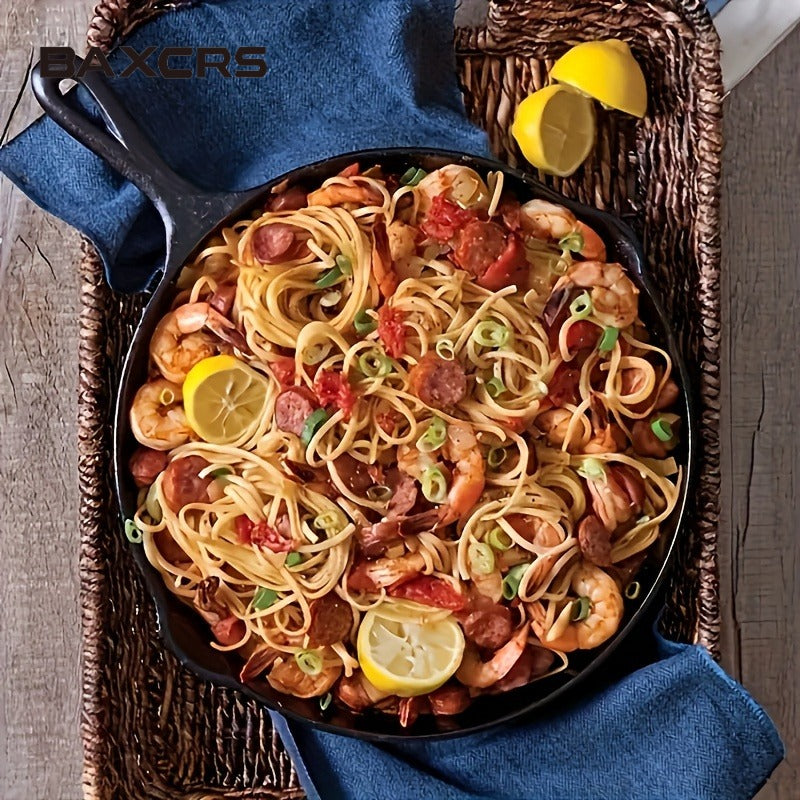 BAXCRS 4pcs Cast Iron Skillet