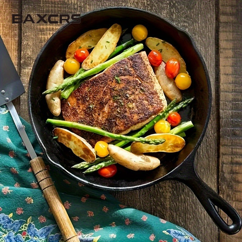 BAXCRS 4pcs Cast Iron Skillet