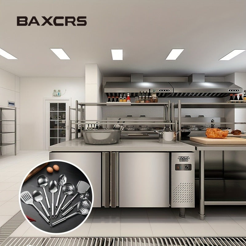BAXCRS 9pcs Stainless Steel Kitchen Utensil Set